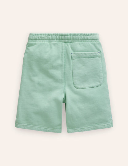 Garment Dye Shorts-JellyFish Green