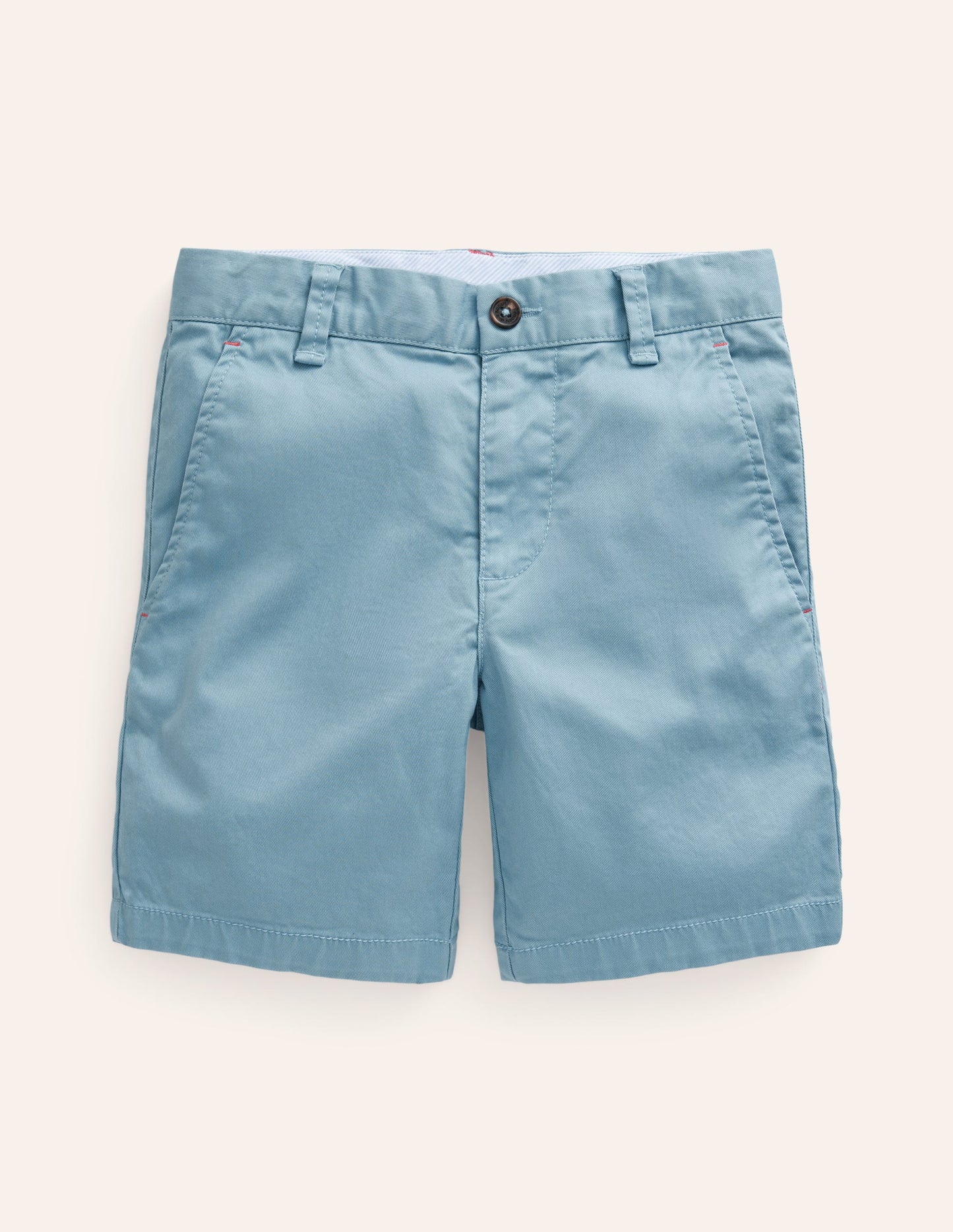 Classic Chino Shorts-Duck Egg Blue