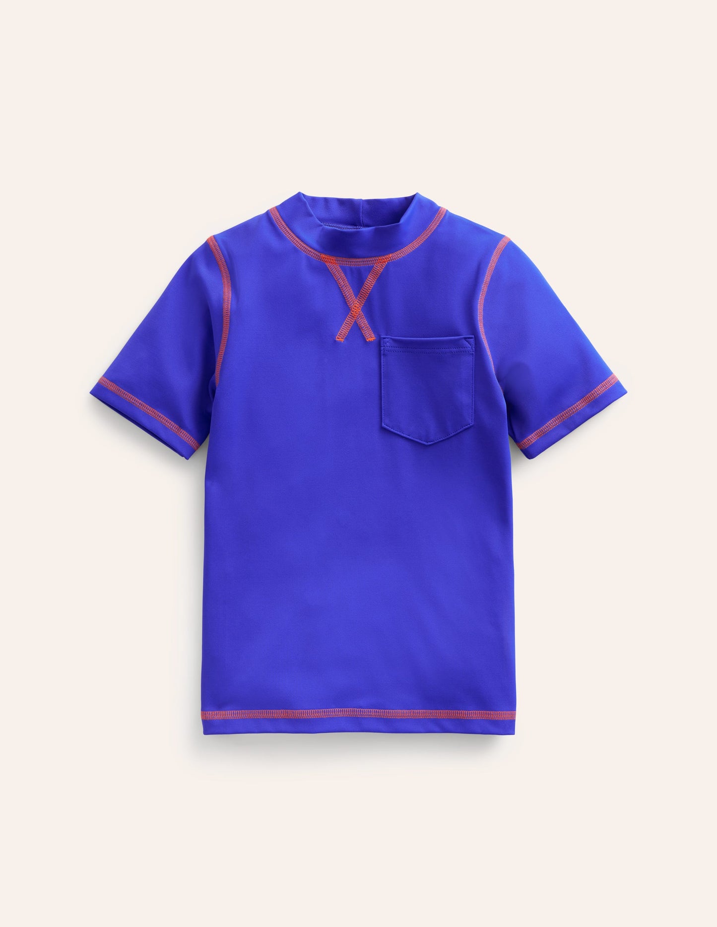 Short Sleeve Rash Vest-Blue Heron