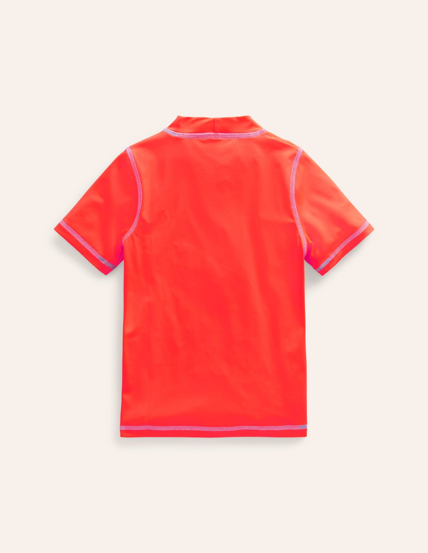 Short Sleeve Rash Vest-Paradise Orange