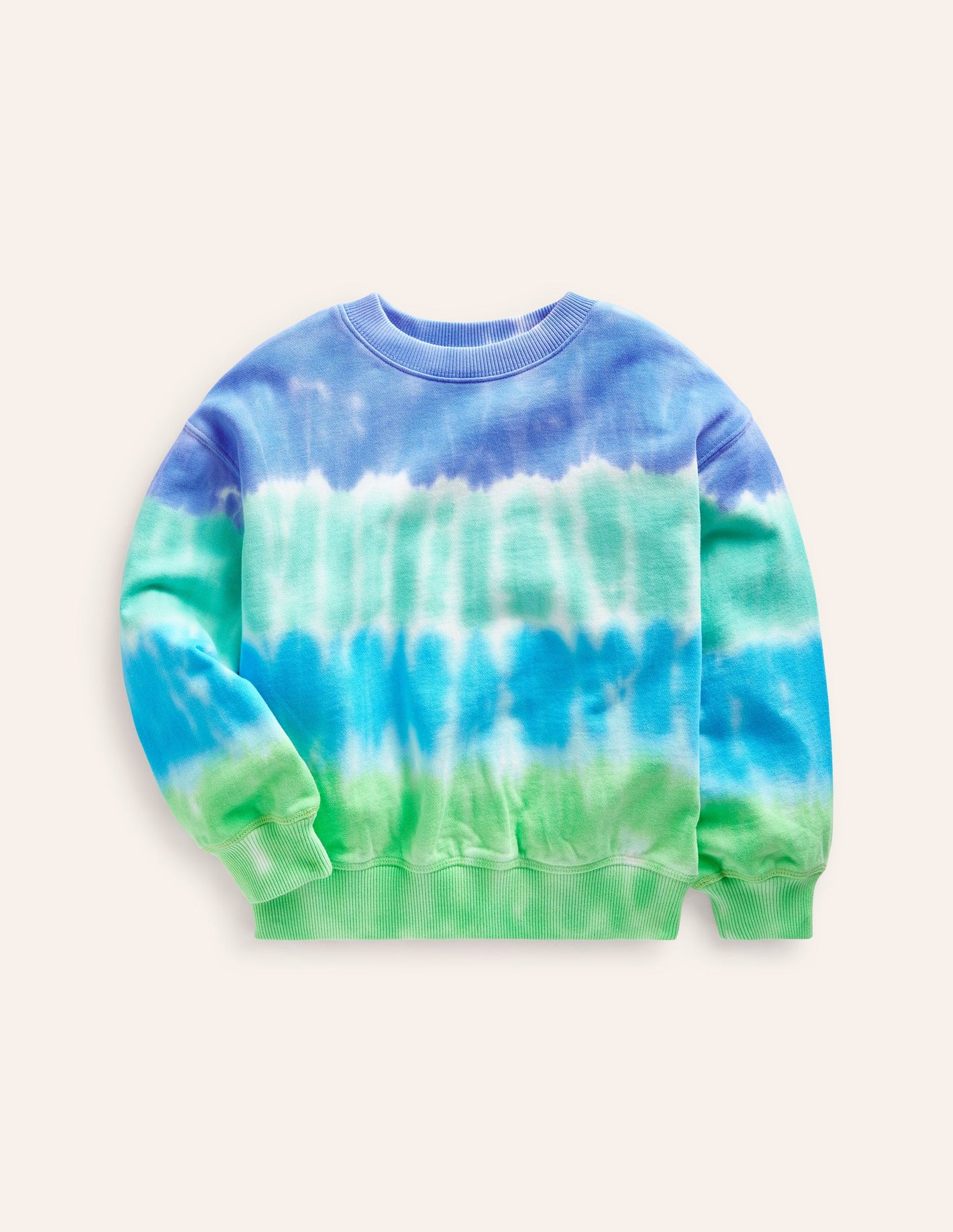 Tie Dye Sweatshirt-Blue Tie Dye