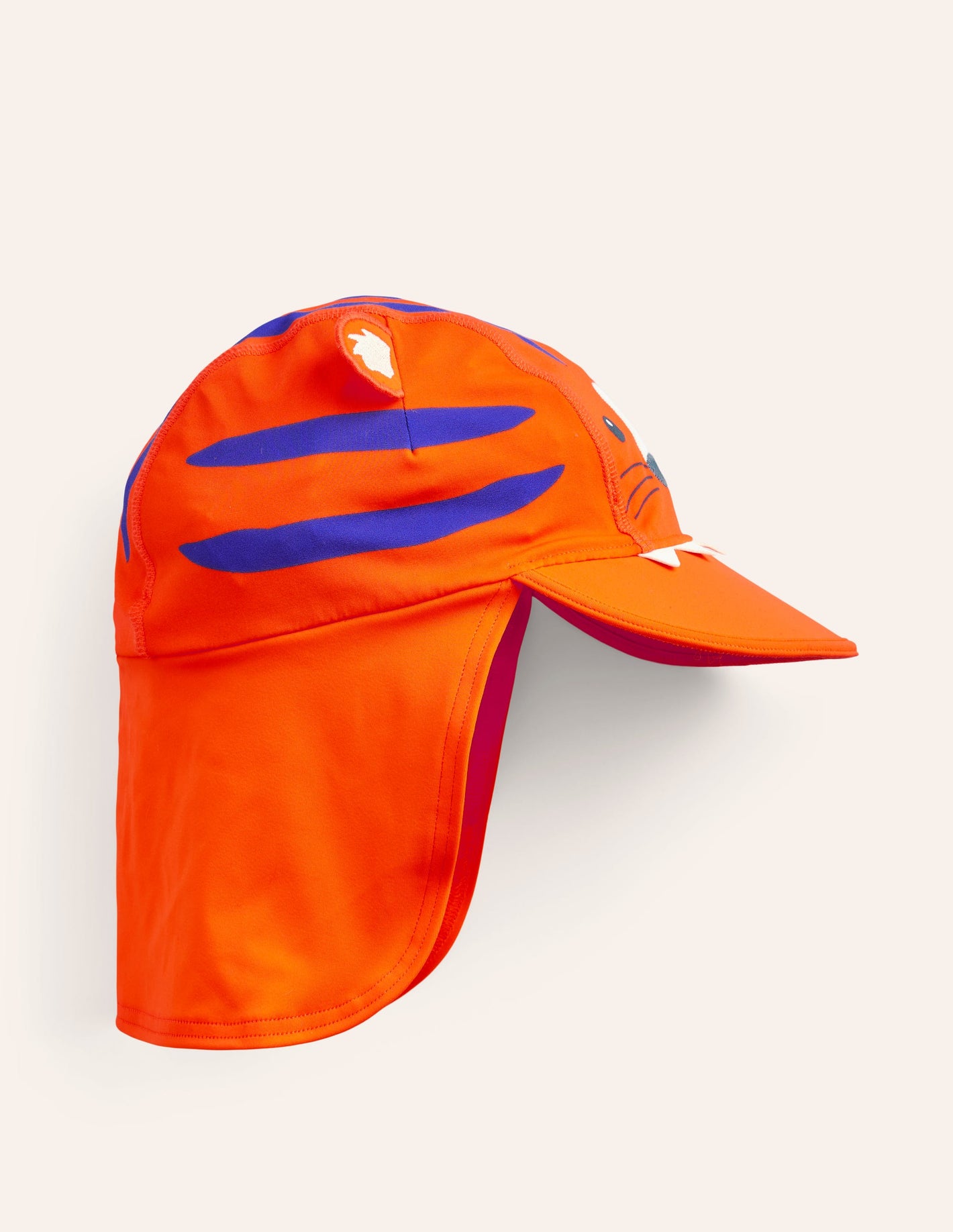 Sun Safe Swim Hat-Orange Tiger