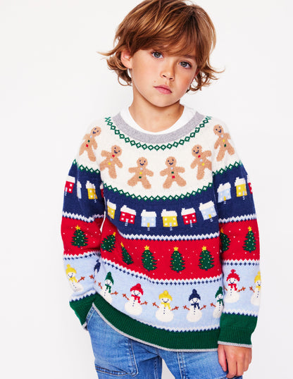 Fair Isle Jumper -All Over Christmas