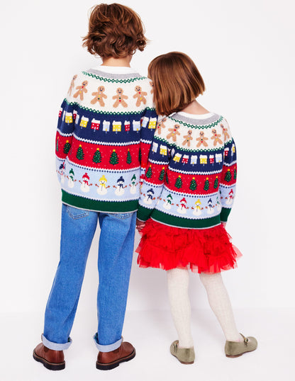 Fair Isle Jumper -All Over Christmas