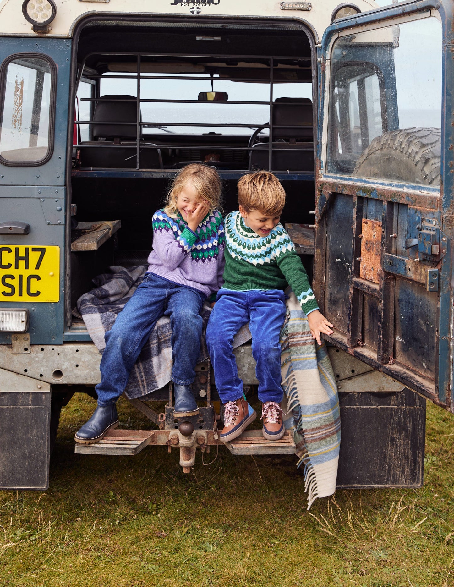 Fair Isle Jumper-Ivy Green