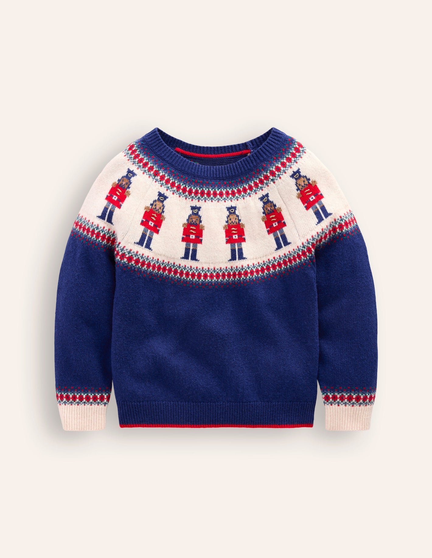 Fair Isle Jumper -Navy Nutcrackers