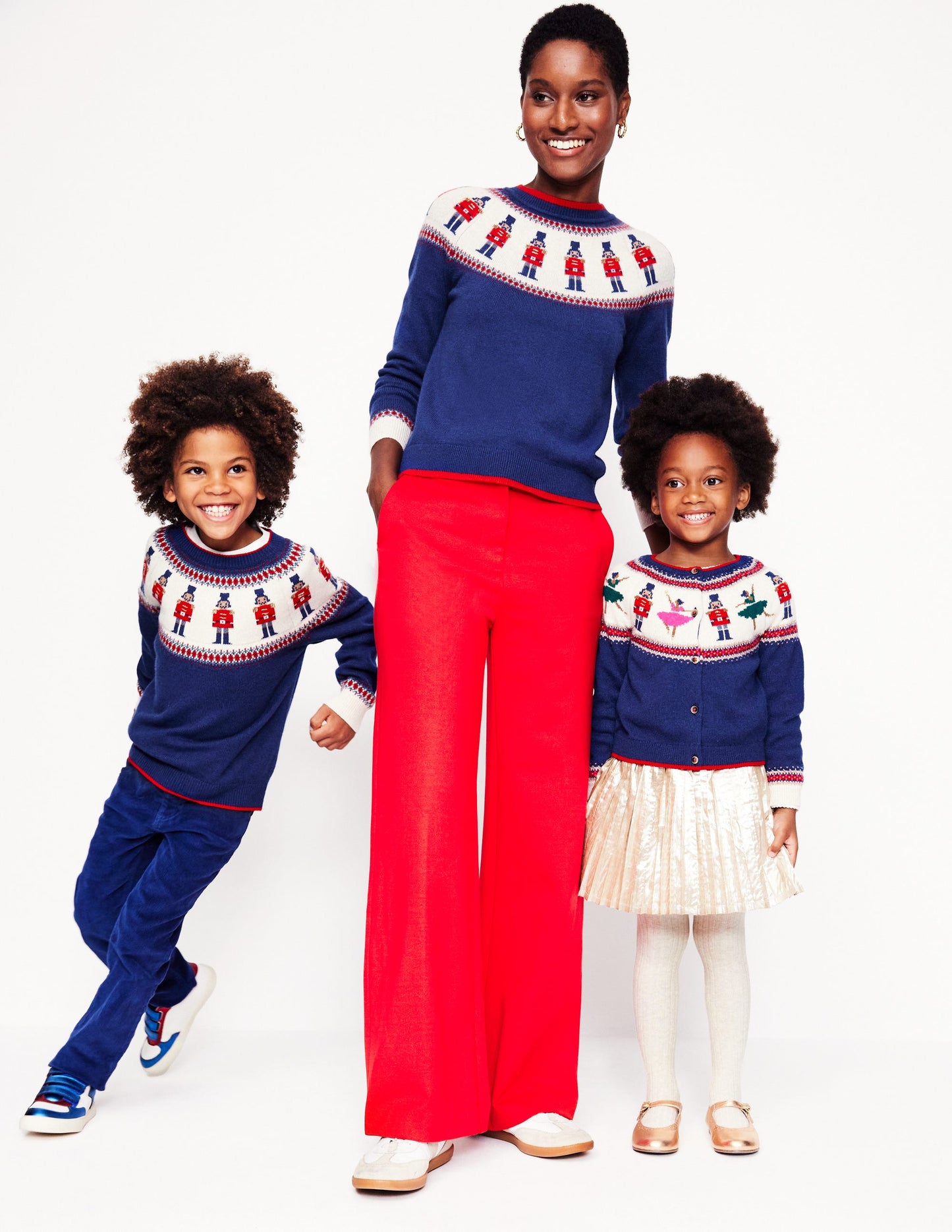 Fair Isle Jumper -Navy Nutcrackers