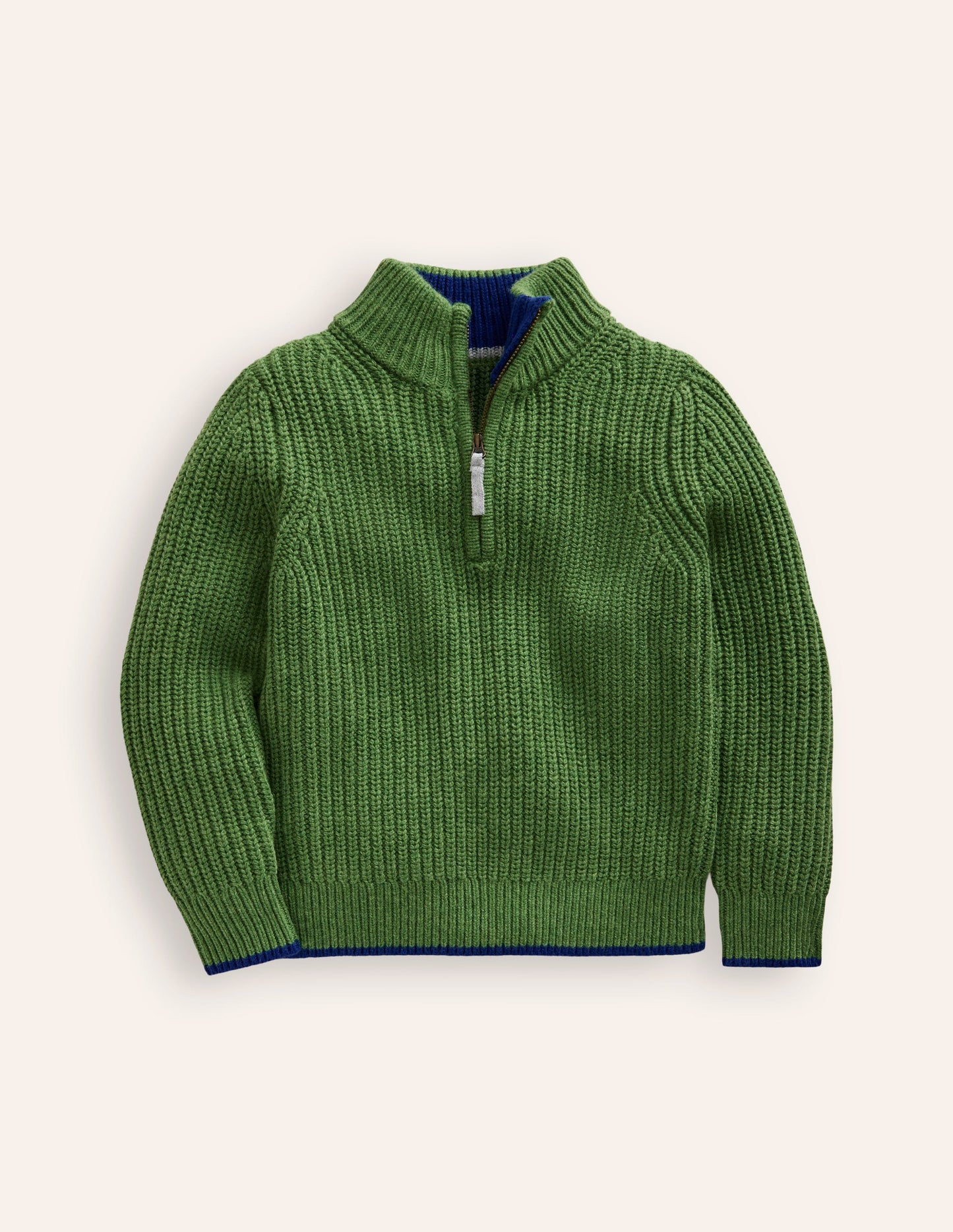 Heritage Half-Zip Jumper-Iguana Green