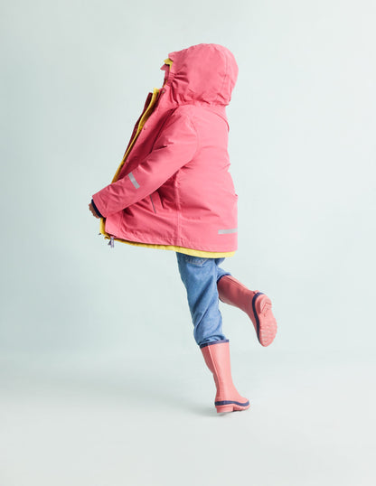 Waterproof Fisherman's Jacket-Rose Pink