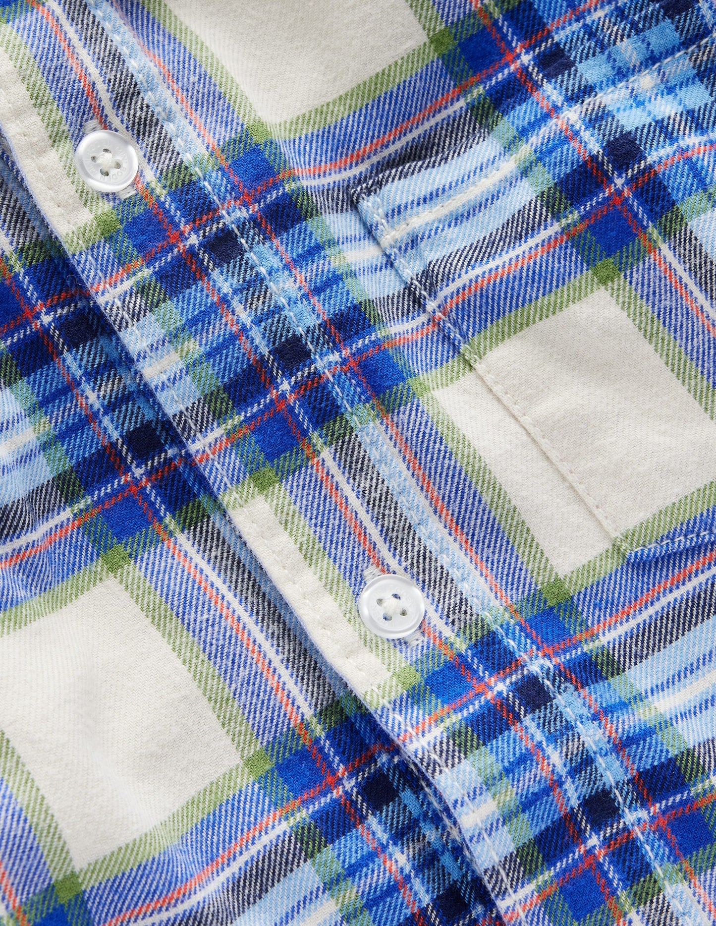 Cosy Cotton Check Shirt-Light Blue Check