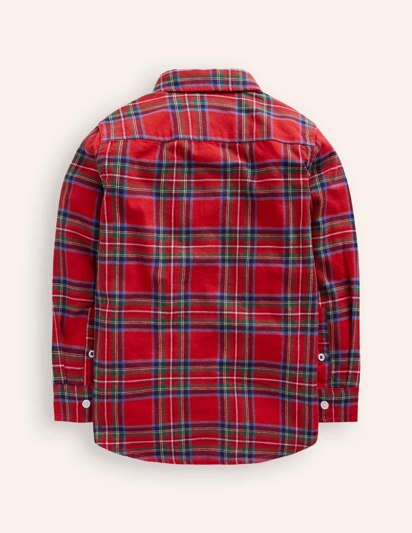 Cosy Cotton Check Shirt -Red Check