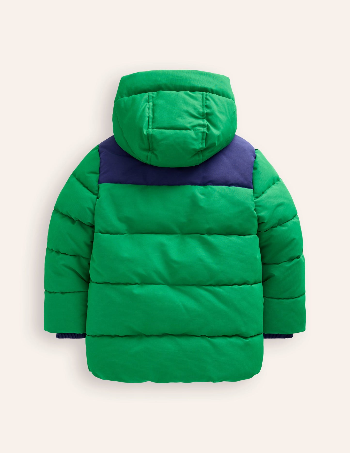 Fleece Lined Padded Coat-Highland Green