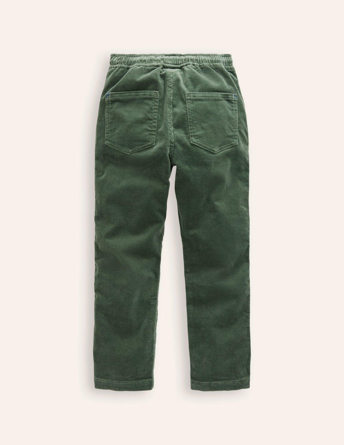 Slim Pull On Trousers -Bottle Green