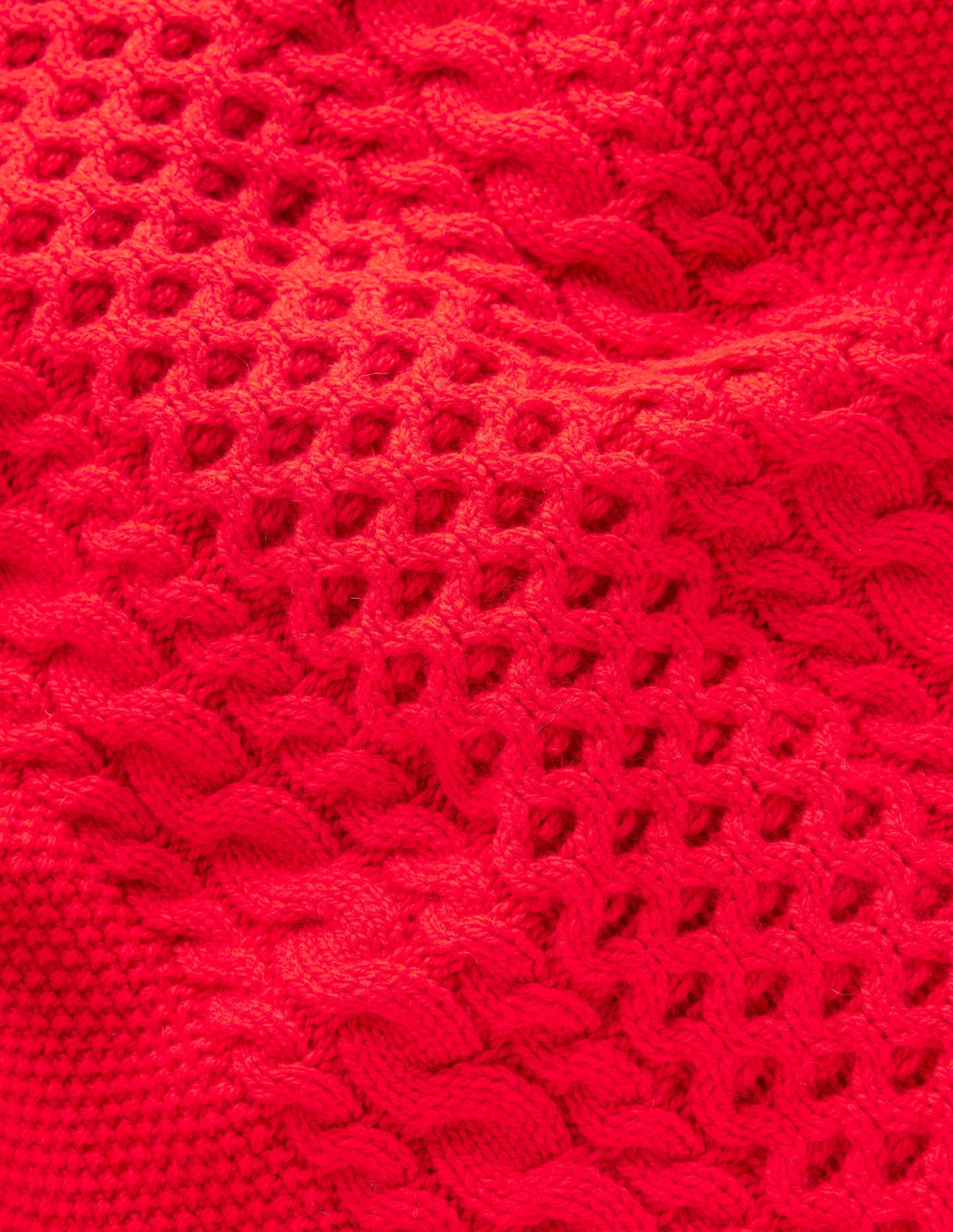 Heritage Cable-Poppy Red