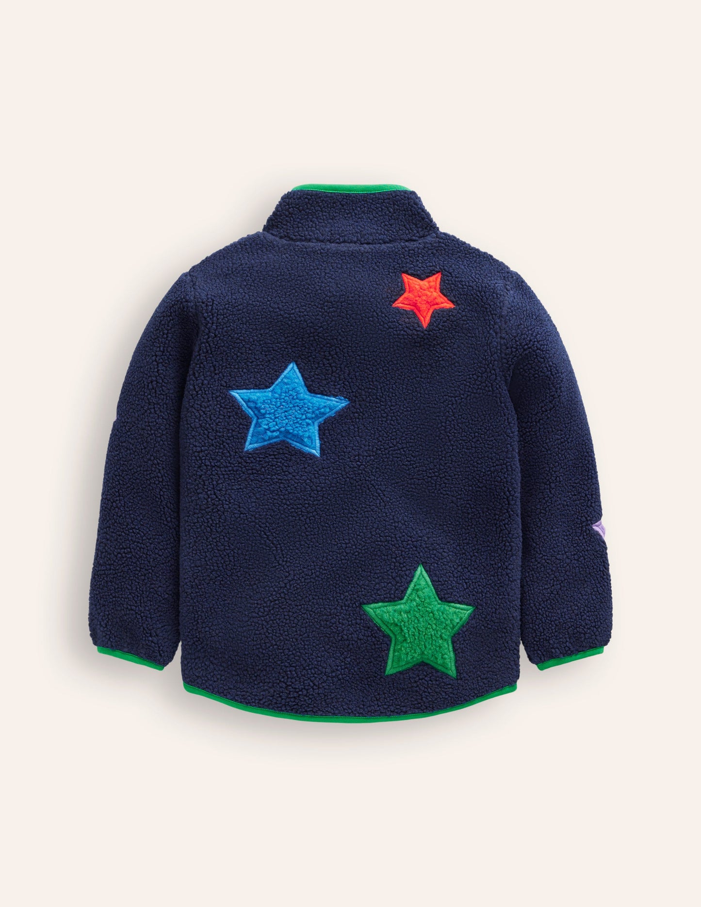 Cosy Borg Jacket -College Navy Star