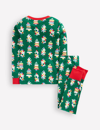 Snug Glow-In-The-Dark Pyjamas -Christmas Trees