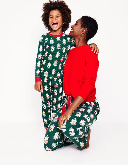 Snug Glow-In-The-Dark Pyjamas -Christmas Trees