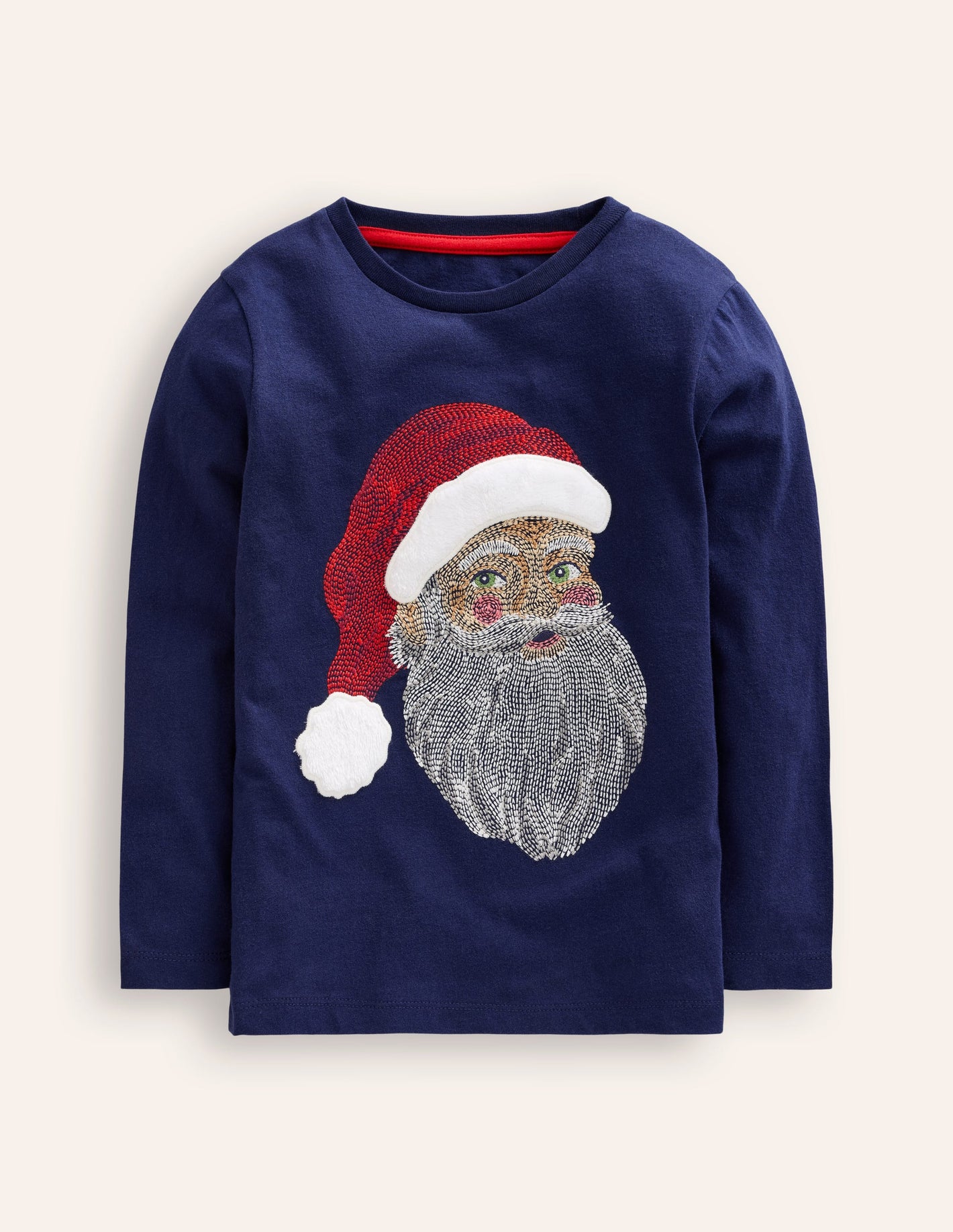 Superstitch T-shirt -College Navy Santa