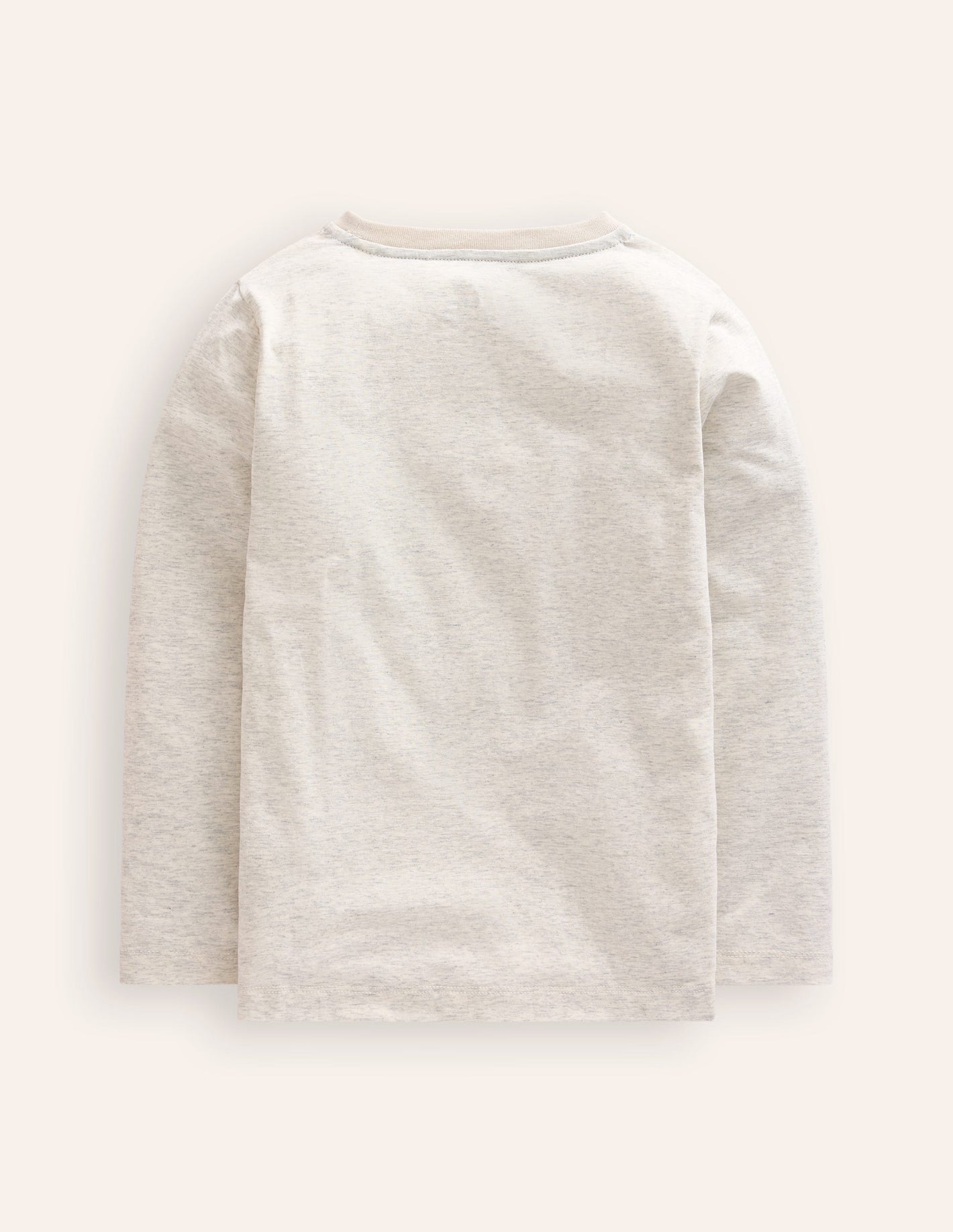 The Janet Applique T-shirt-Oatmeal Marl Janet