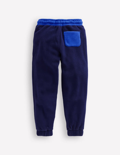 Cosy Fleece Joggers-College Navy Multi