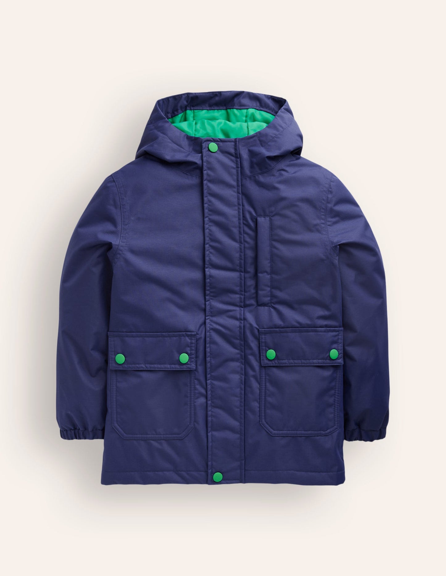 4-in-1 Waterproof Coat-College Navy