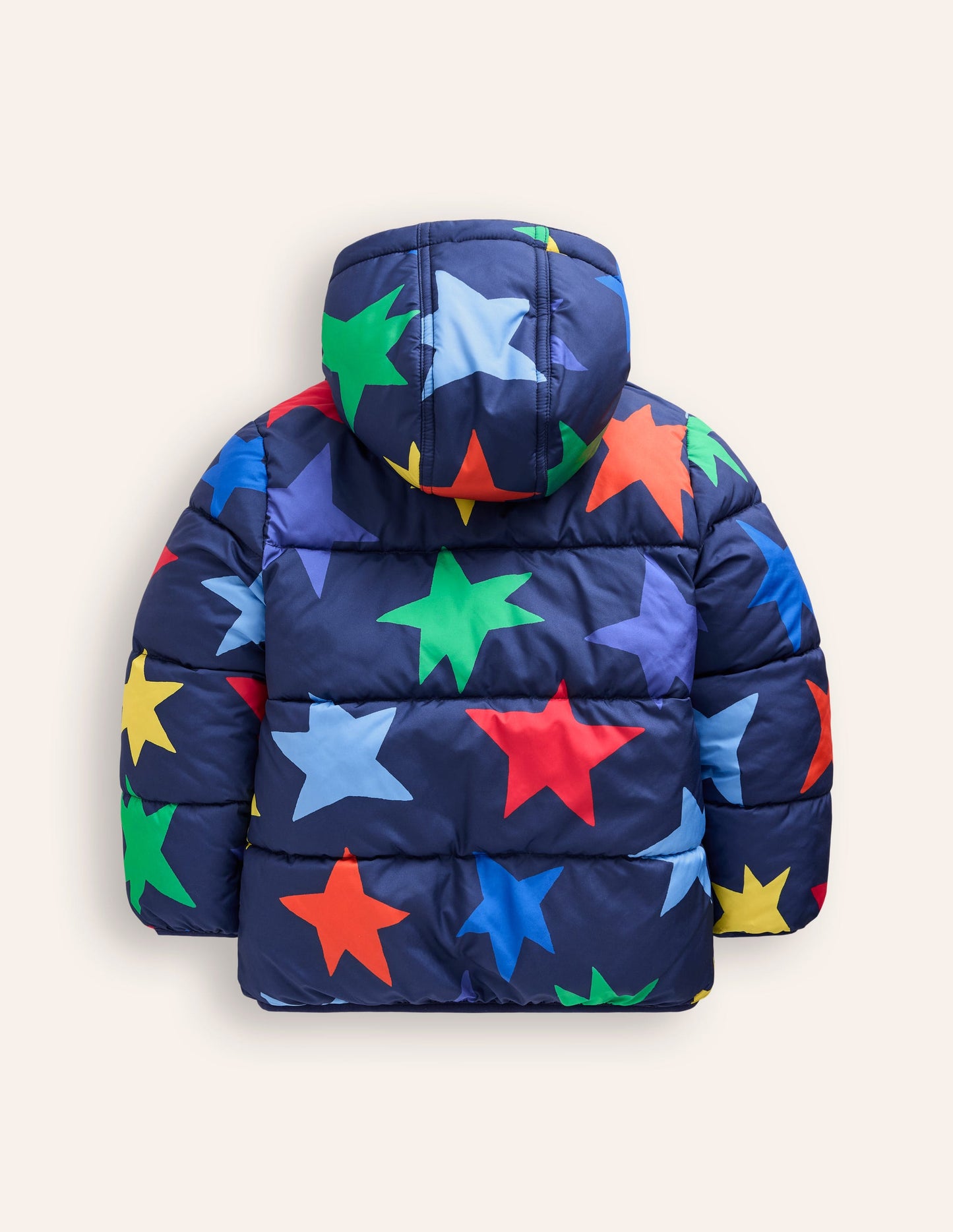 Reversible Cosy Borg Coat -Multi Star