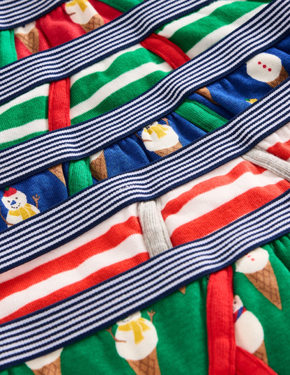 Pants 5 Pack-Multi Christmas