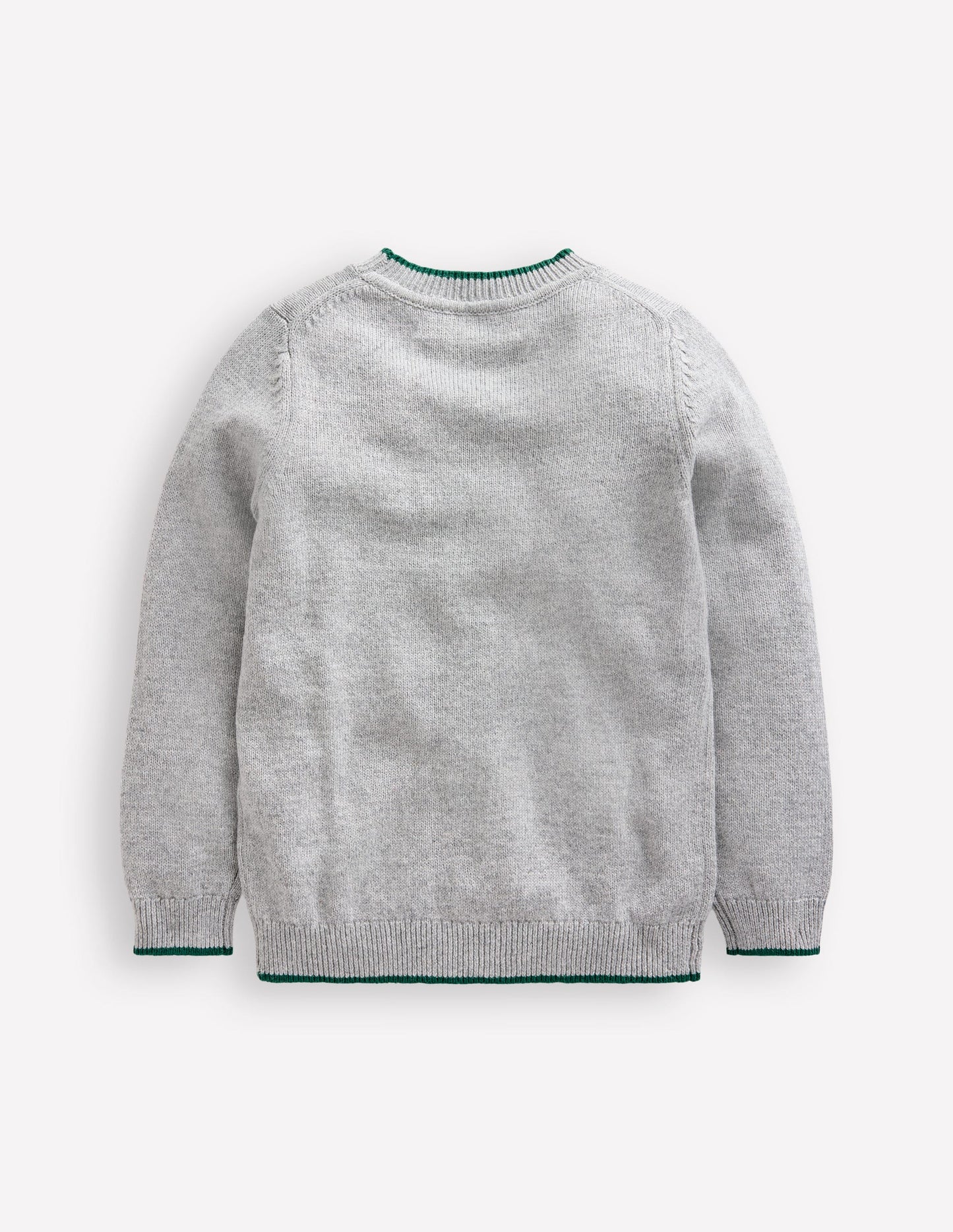 Fun Logo Jumper -Grey Marl Nutcracker