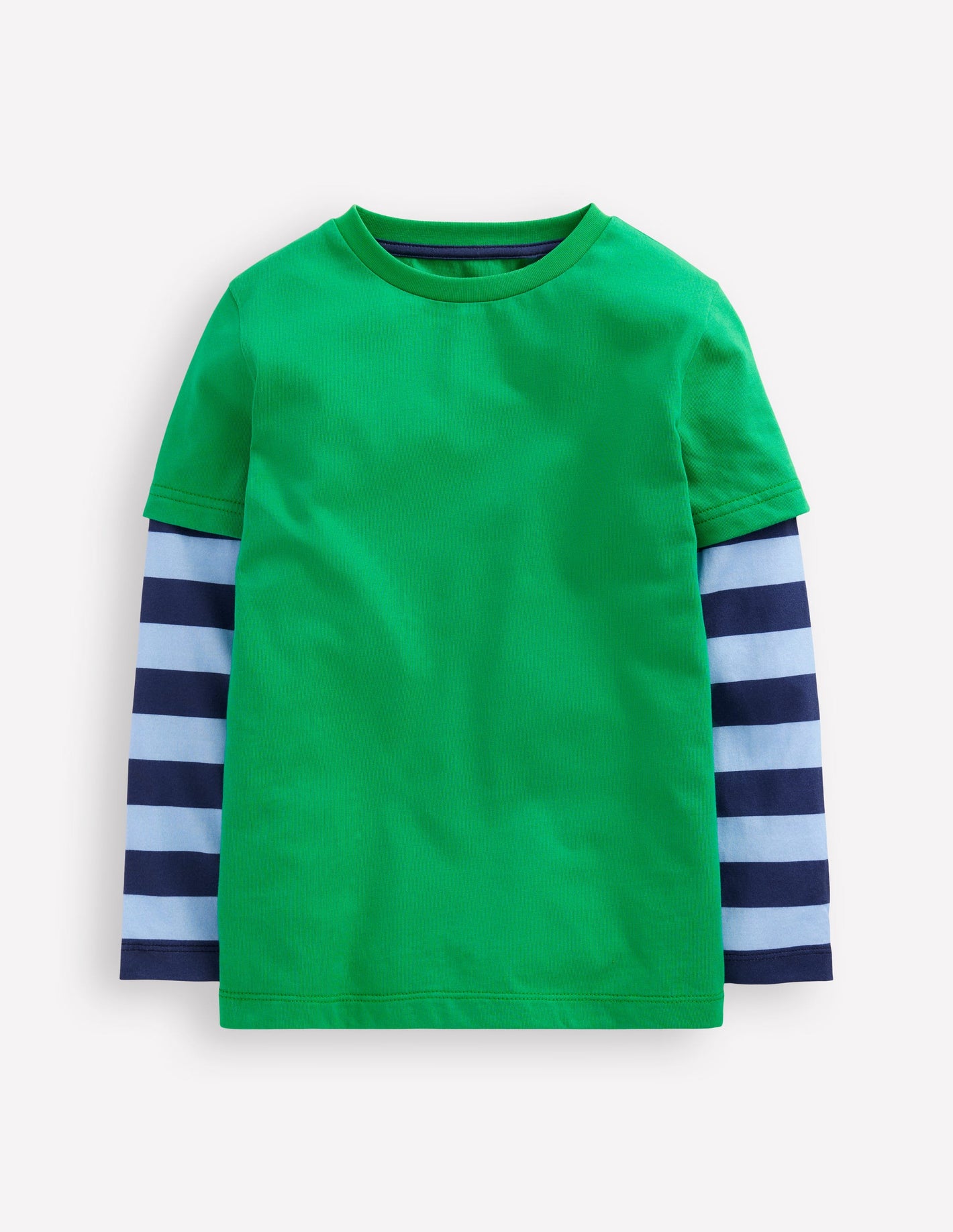 Mock Sleeve T-shirt -Sapling Green