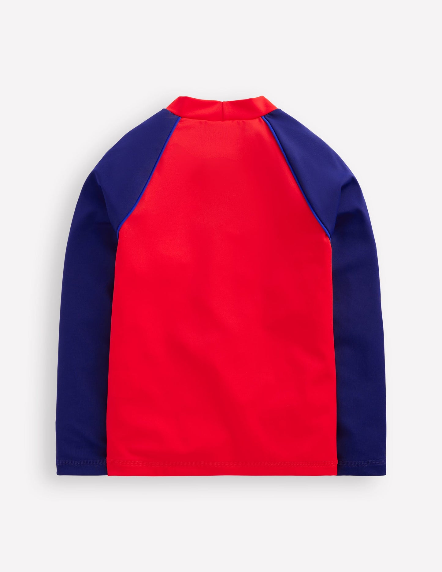 Colour Block Rash Vest -Poppy Red