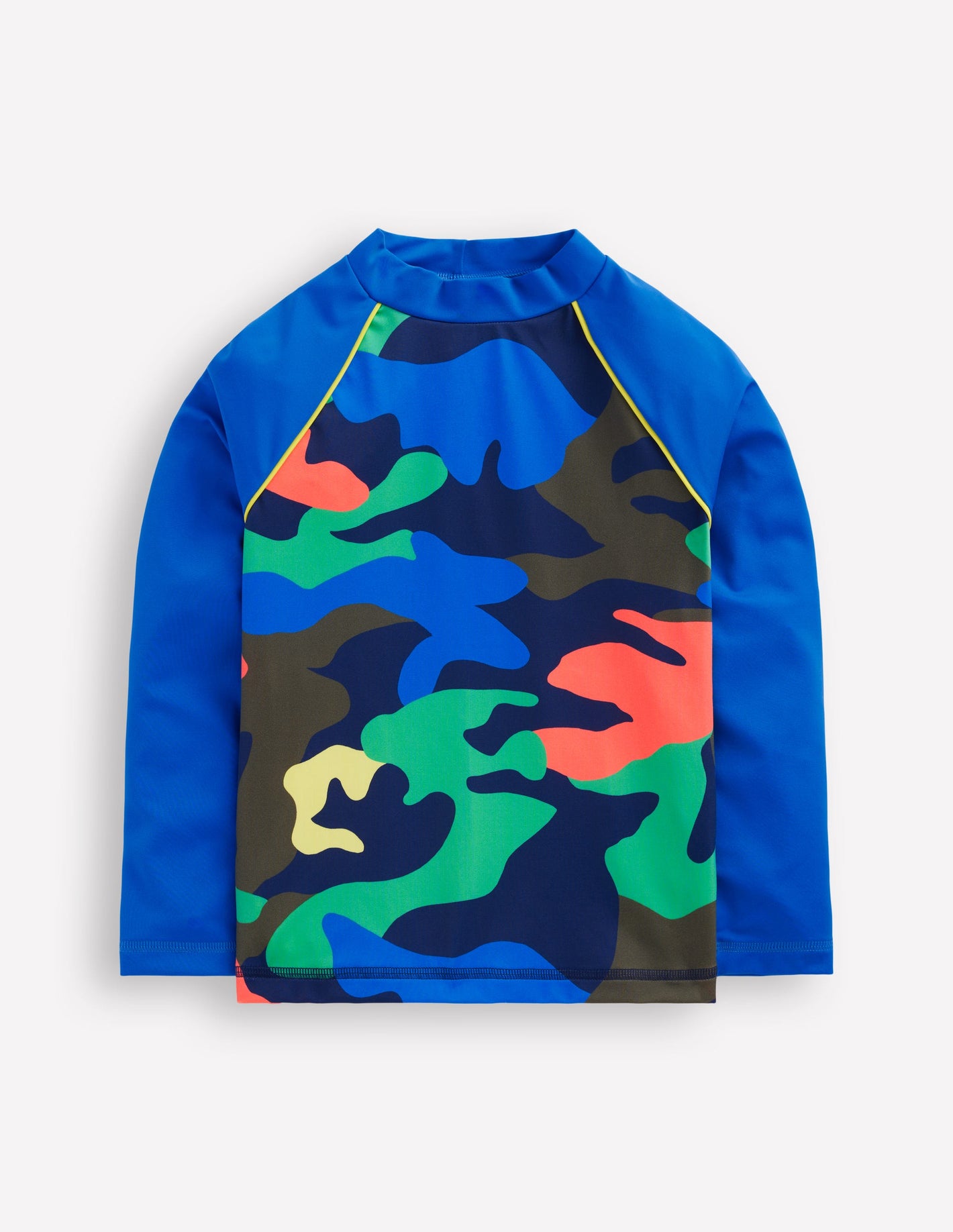 Logo Rash Vest -Multi Rainbow Camo