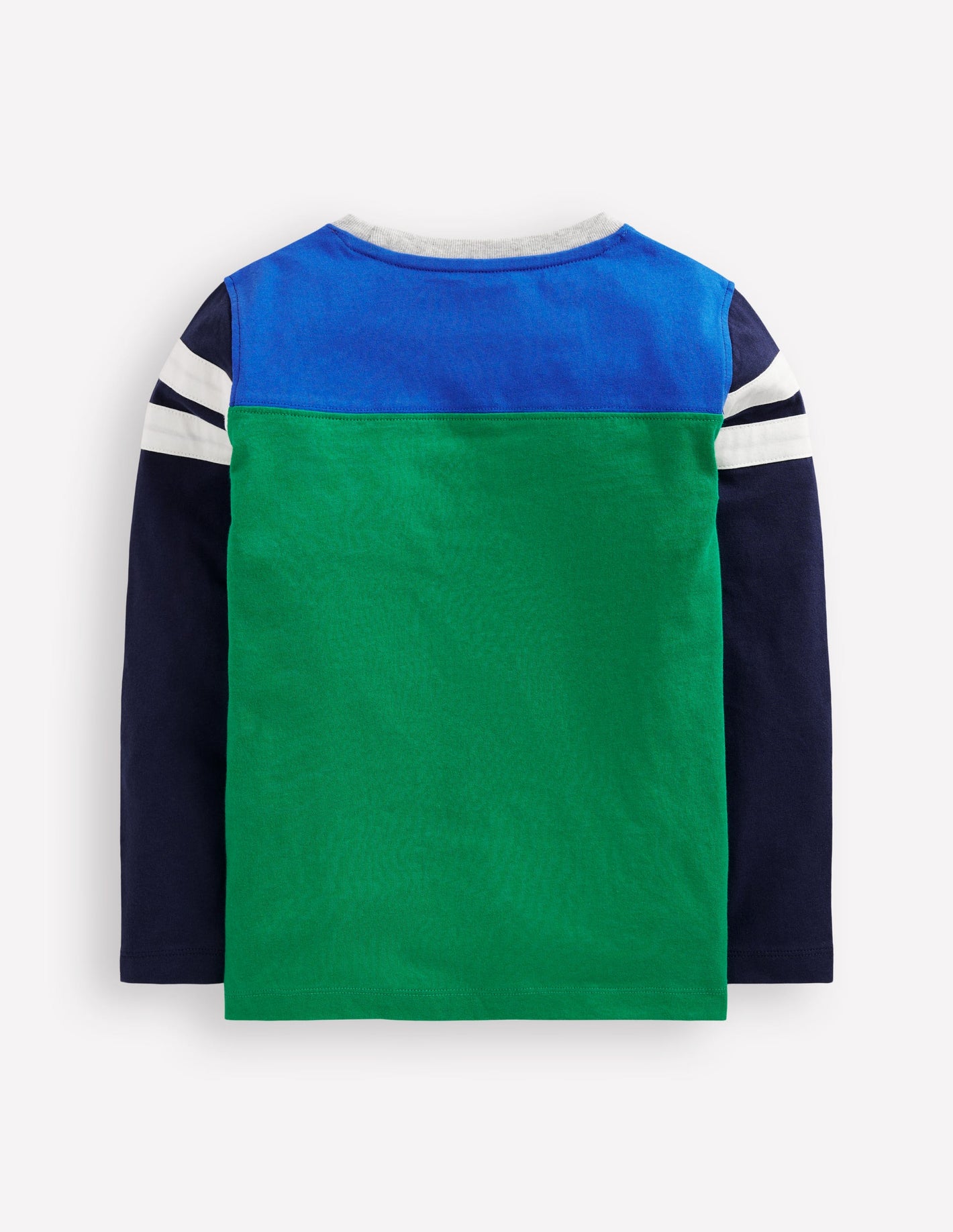 Colourblock T-Shirt-Sapling Green Colourblock