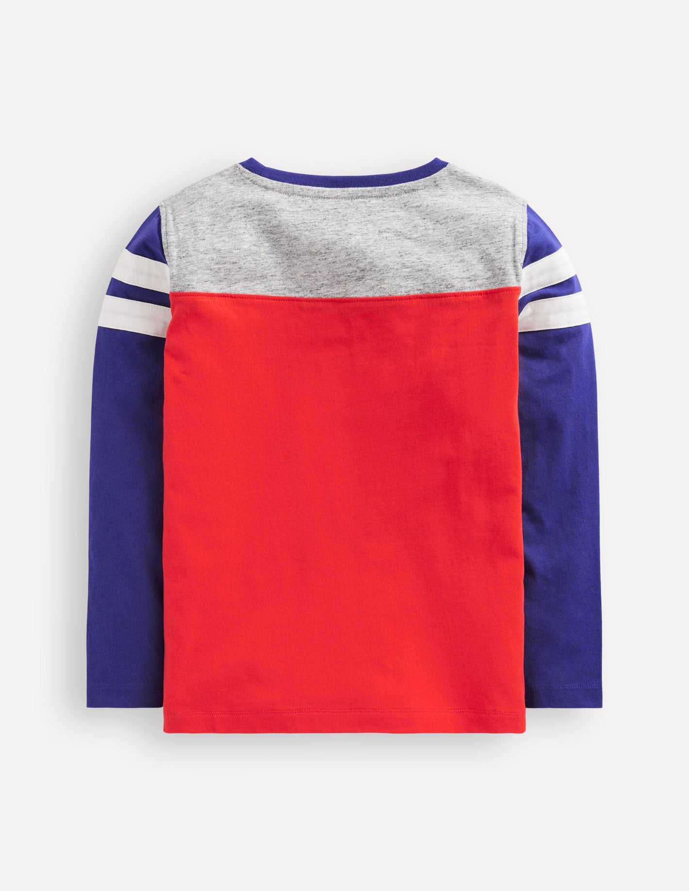 Colourblock T-Shirt-Poppy Red Colourblock