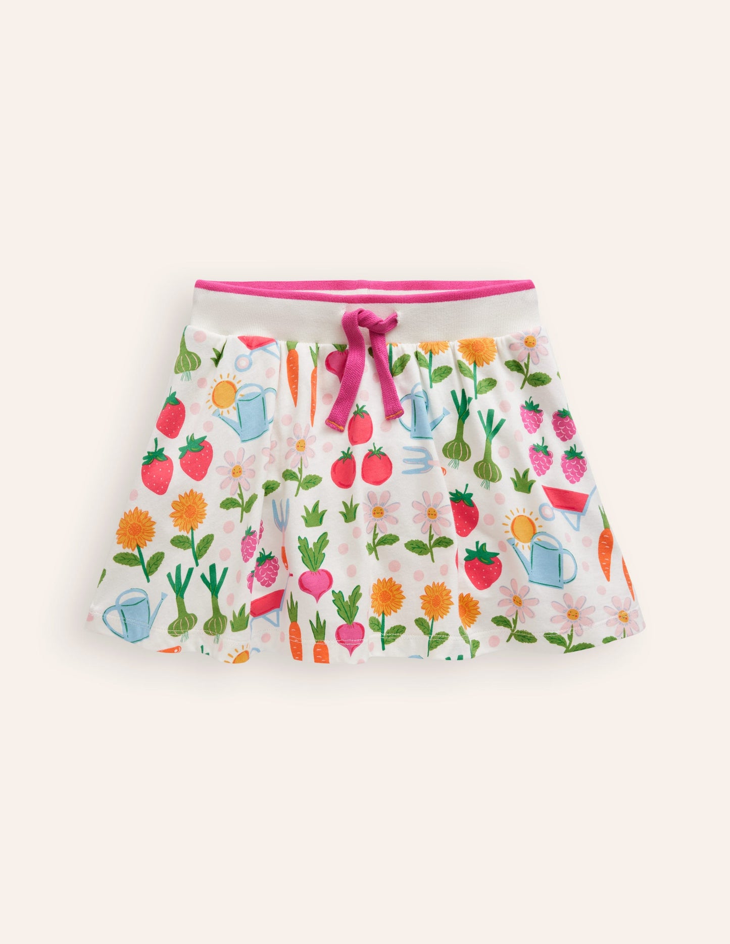 Printed Jersey Skort-Multi Grow Your Own