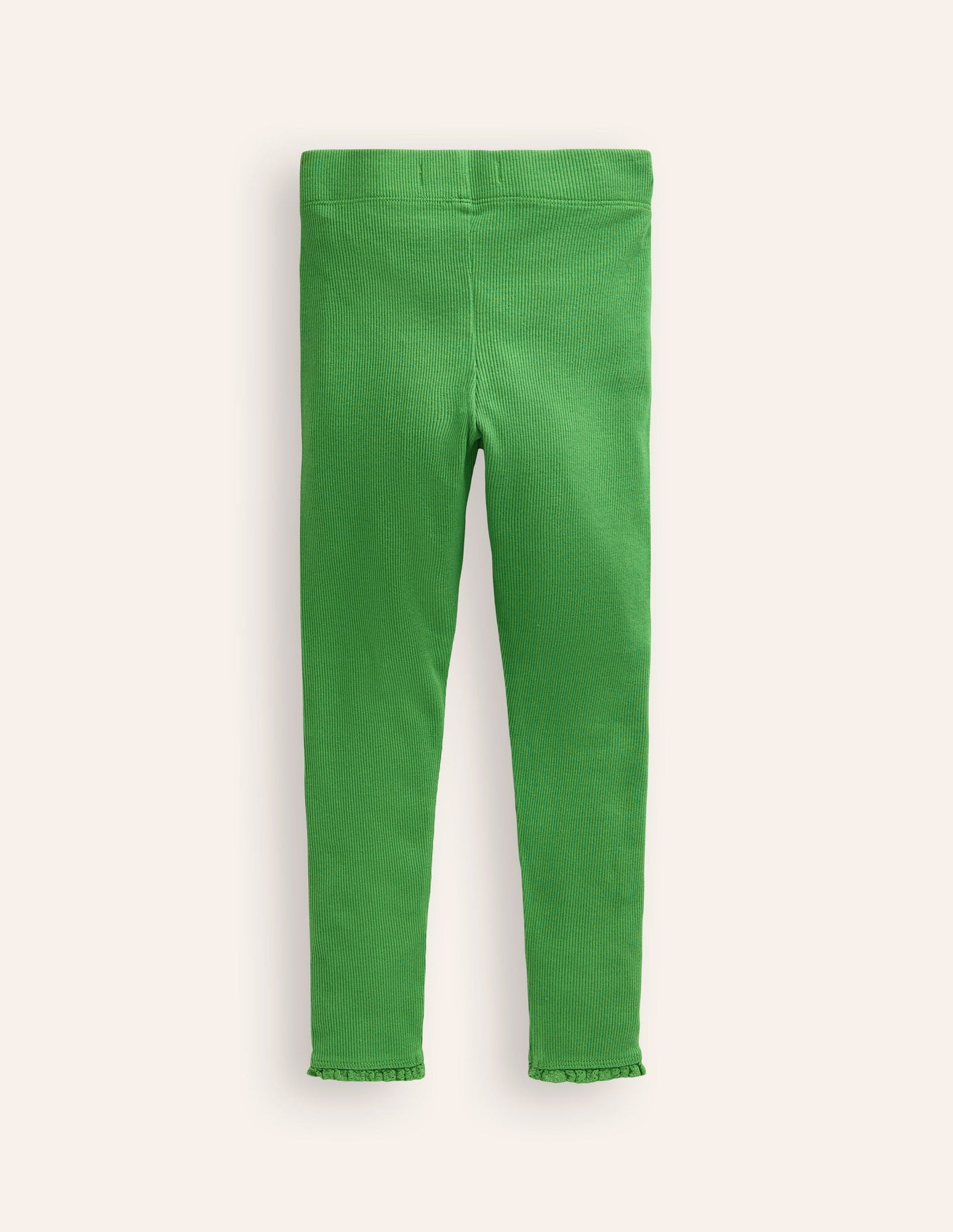 Ribbed Leggings-Iguana Green