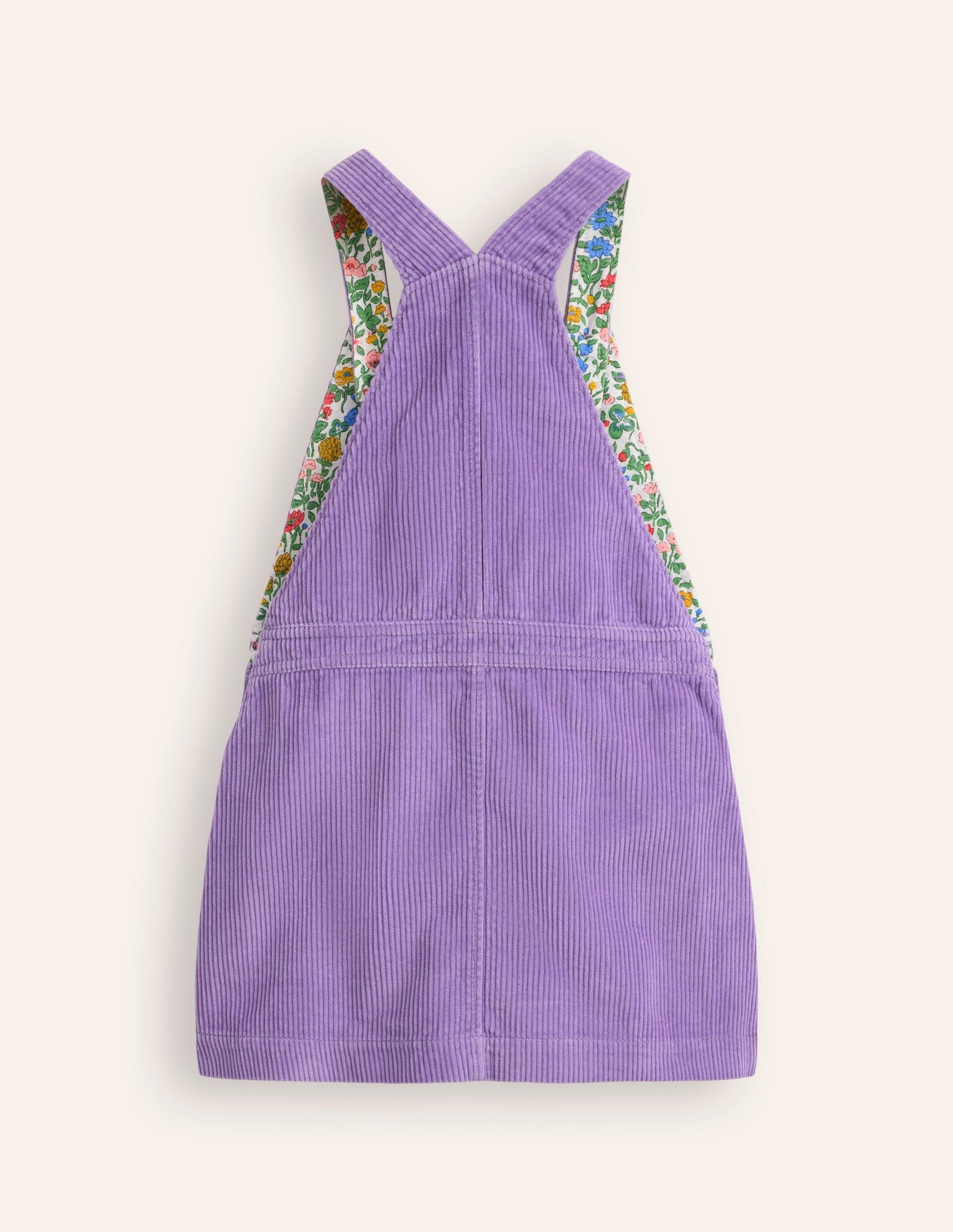 Dungaree Dress-Aster Purple Cord