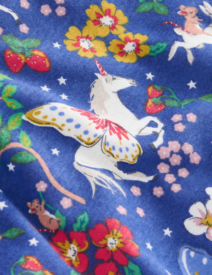 Snug Glow-In-The-Dark Pyjamas-Bluejay Unicorn