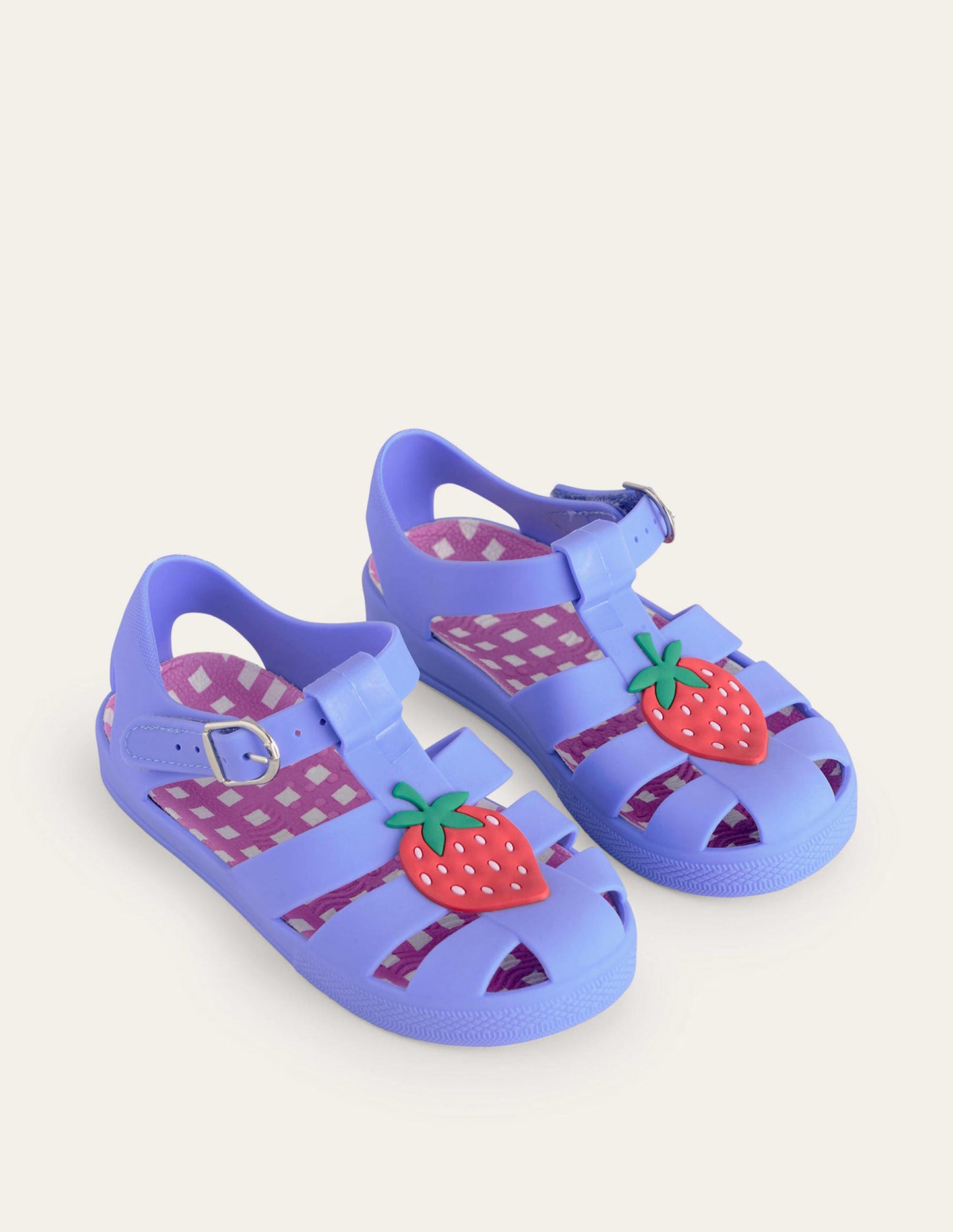 Logo Jelly Shoes-Surf Blue Strawberry