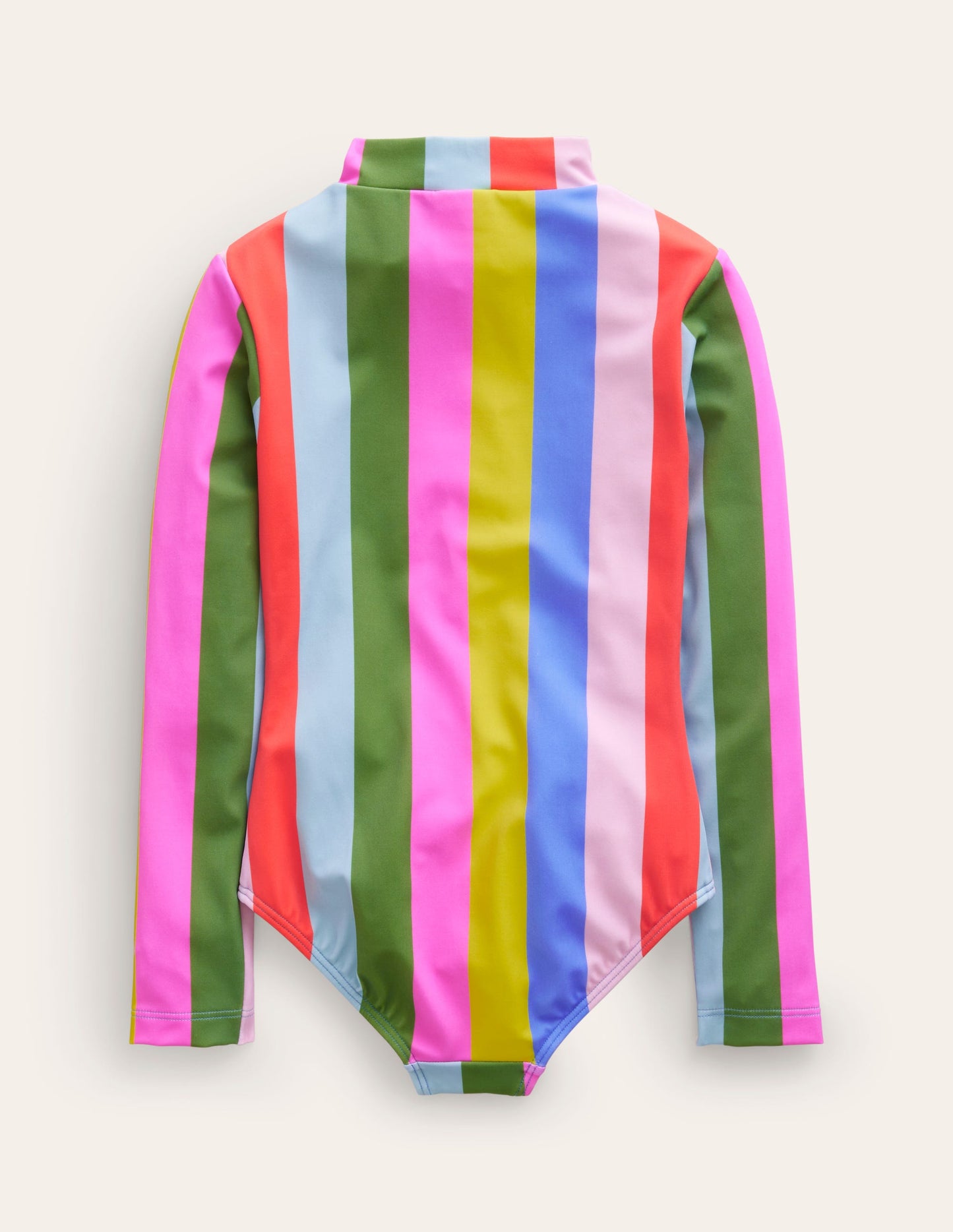 Long-sleeved Swimsuit-Multi Stripe