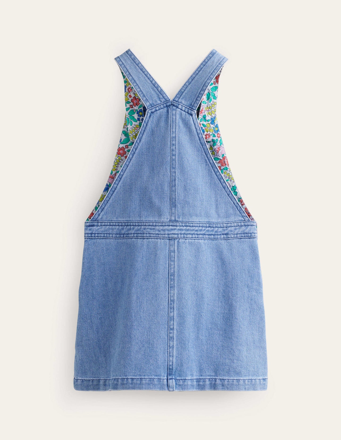 Dungaree Dress-Mid Vintage Denim