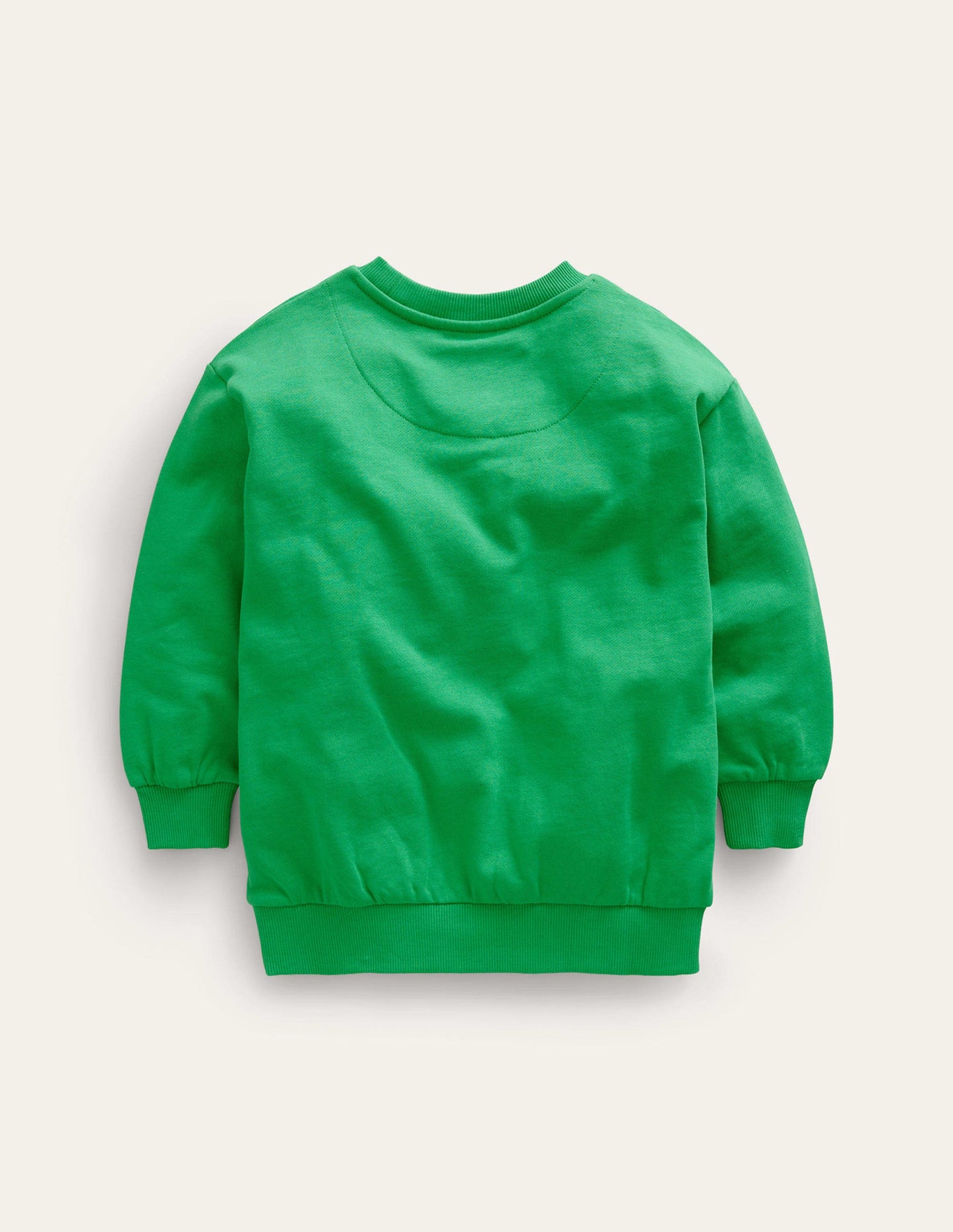 Relaxed Longline Sweatshirt-Green Unicorn