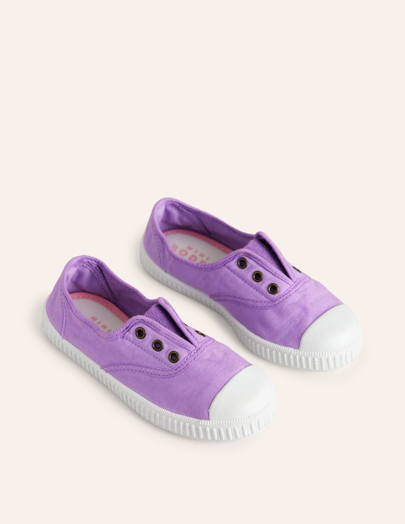 Laceless Canvas Pull-ons-Parma Violet Purple