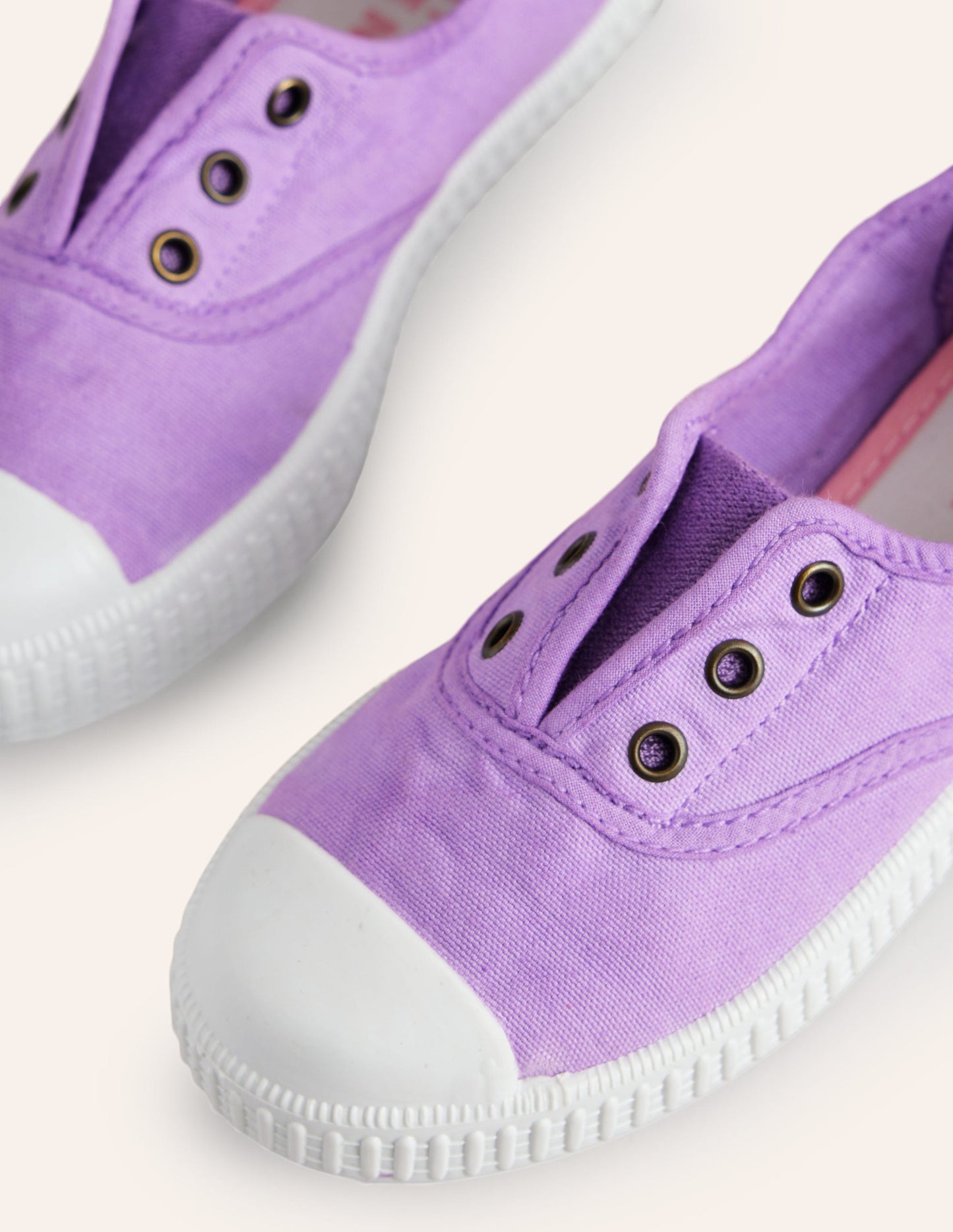 Laceless Canvas Pull-ons-Parma Violet Purple