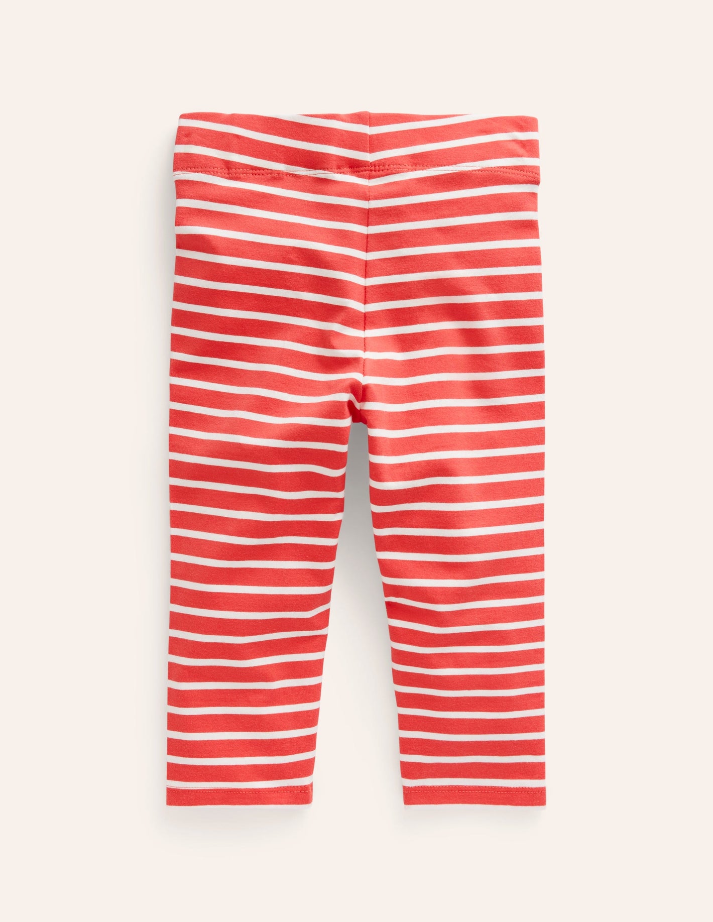 Fun Cropped Leggings-Jam Red/Ivory