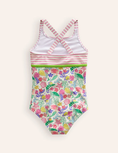 Hotchpotch Swimsuit-Multi Mermaid Ditsy