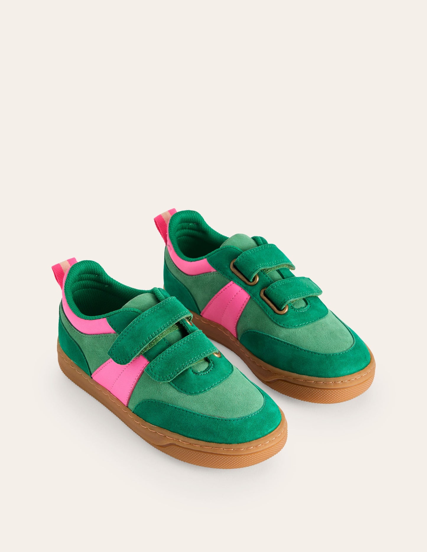 Mini Erin Trainers-Green Colourblock