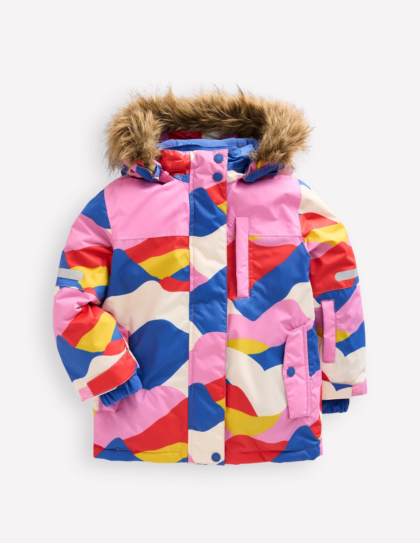 All-Weather Waterproof Coat -Cosmos Pink Ski Camo