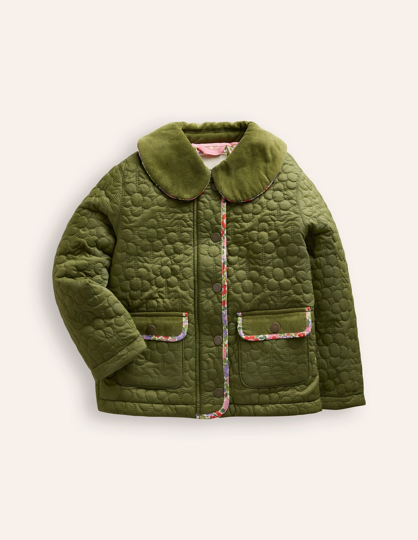 Classic Quilted Jacket-Woodland Moss Green