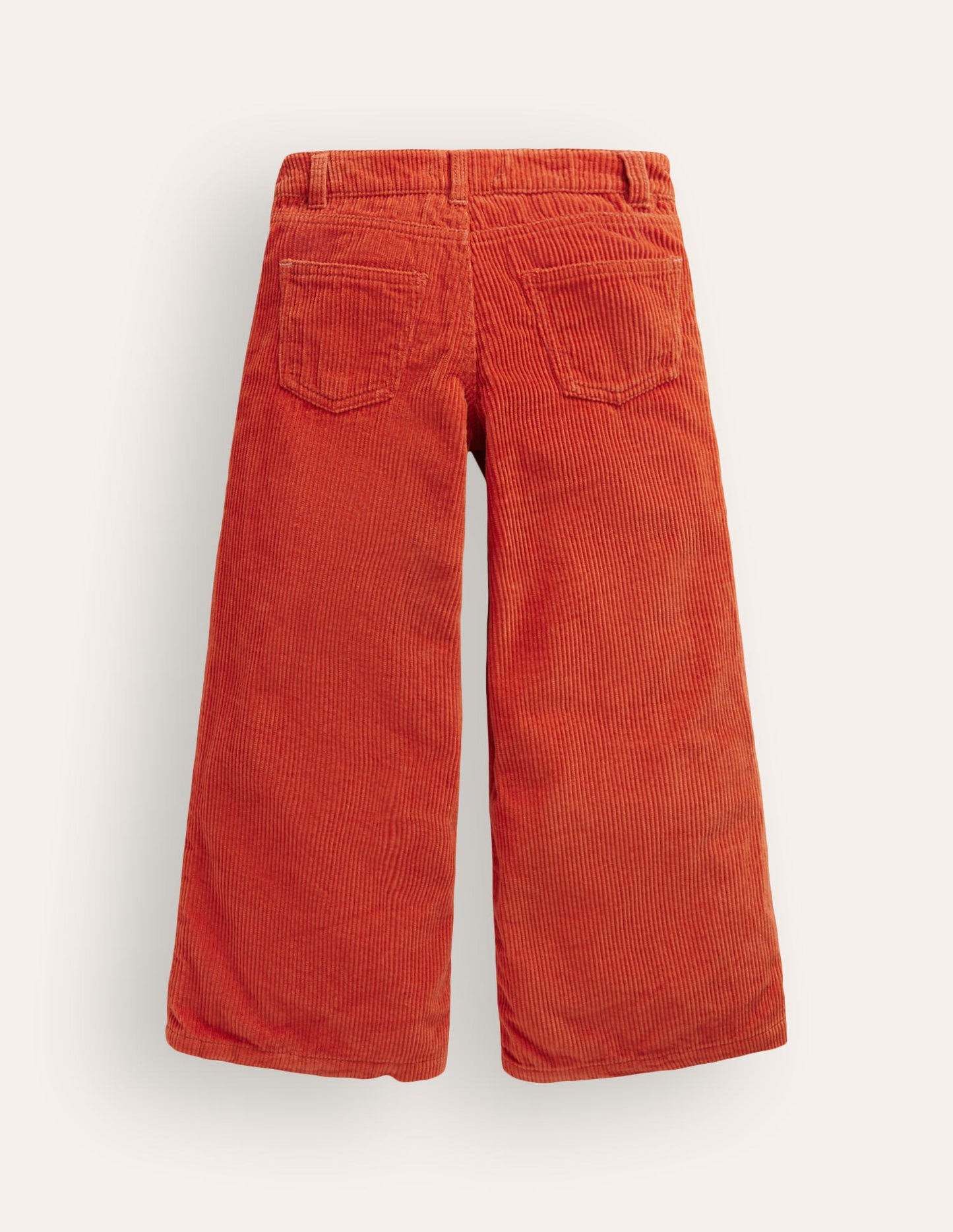 Wide Leg Trouser-Burnt Ochre Orange