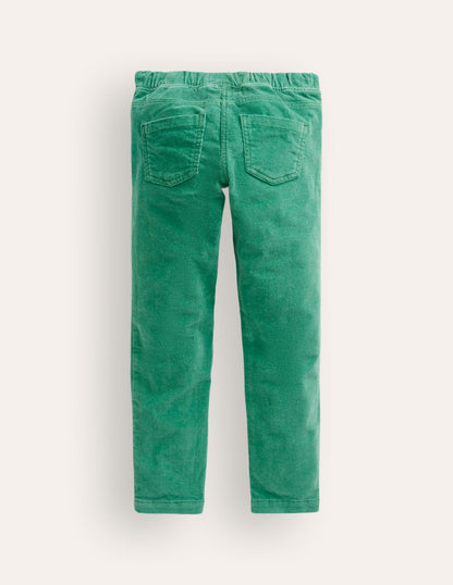 Cord Leggings -Rich Emerald